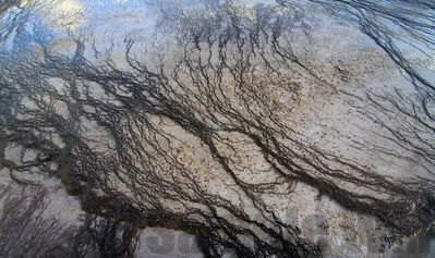runoff, grand prismatic spring
midway geyser basin
